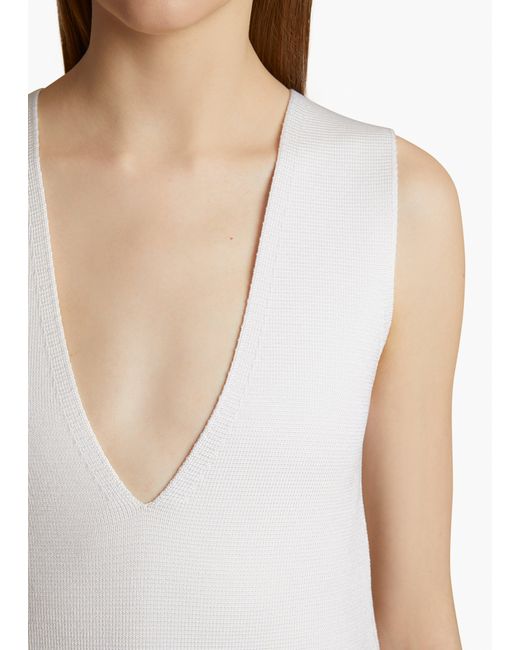 Khaite White Heidi Top