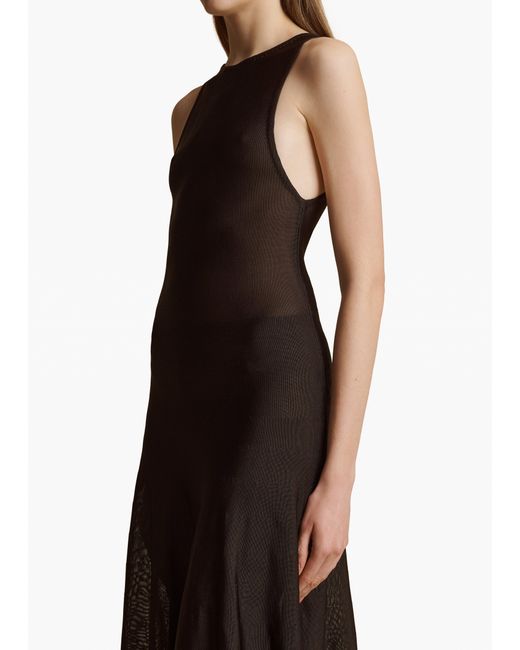 Khaite Black Hencil Dress