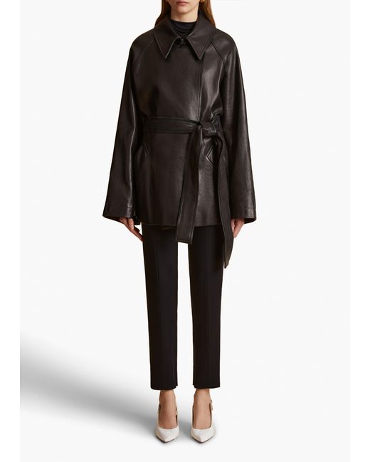 Khaite Black Micky Coat