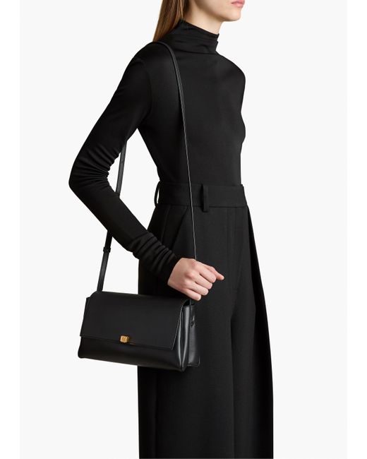Khaite Black Audrey Crossbody Bag