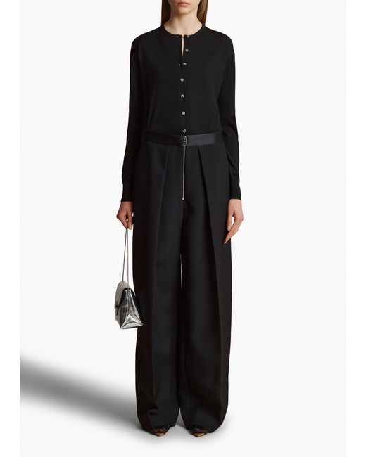 Khaite Black Jackie Cardigan