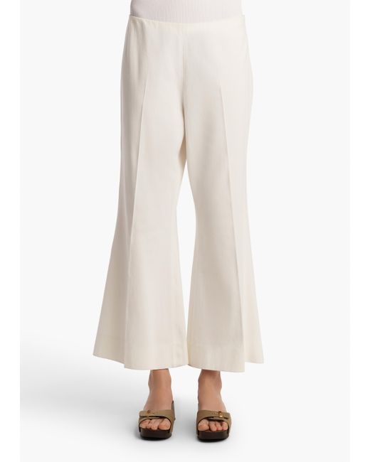 Khaite White Walter Pant