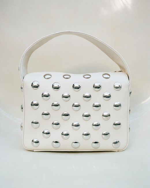 Khaite White Small Elena Bag