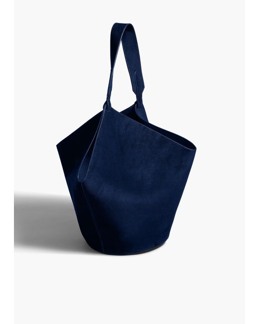 Khaite Blue Medium Lotus Tote