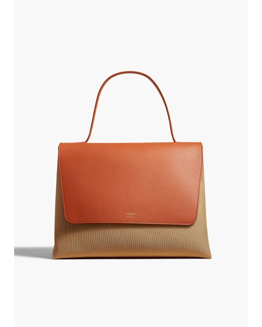 Khaite Orange Exclusive Large Lia Bag