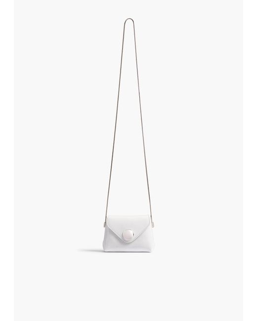 Khaite White Exclusive Nano Bobbi Crossbody Bag