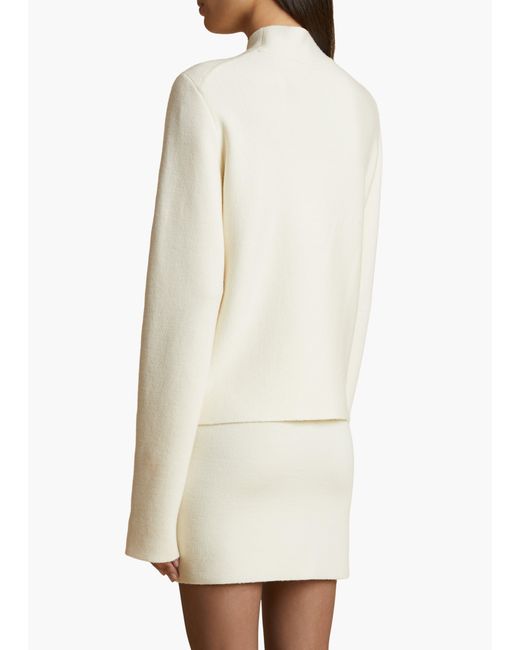 Khaite White Calliope Top