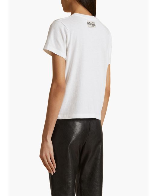 Khaite White Emmylou T-Shirt