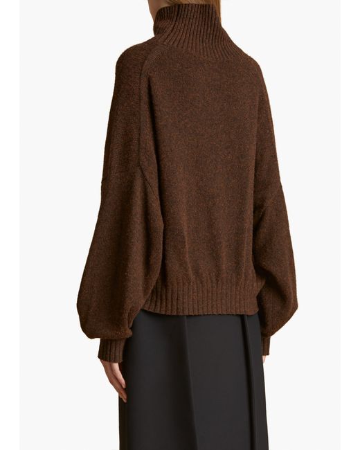 Khaite Brown Morris Sweater