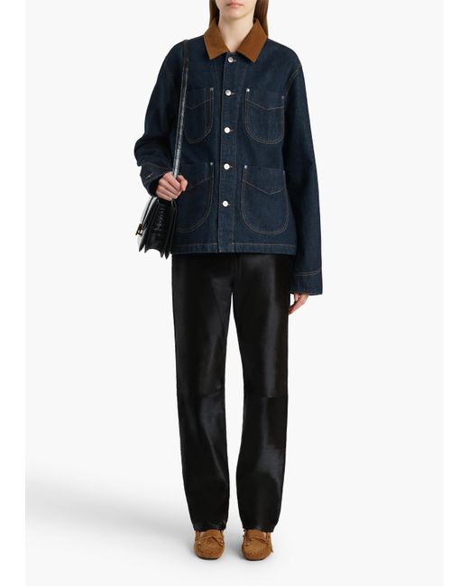 Khaite Blue Wyatt Jacket