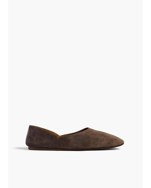 Khaite White Jane Flat