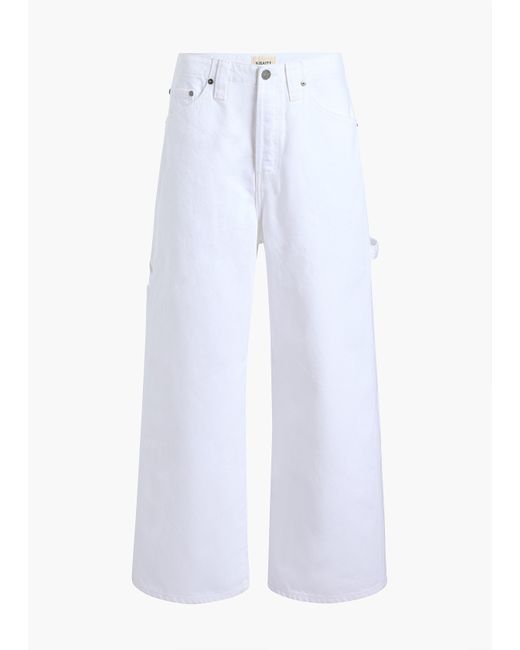 Khaite White Sowen Jean
