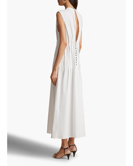 Khaite White Wes Dress