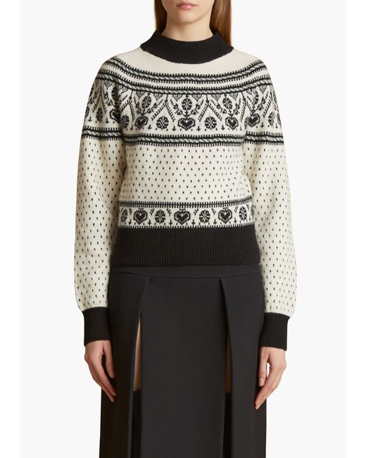 Khaite White Guy Sweater