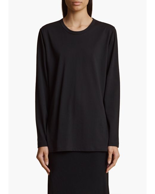 Khaite Black Morton Top