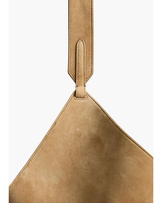 Khaite Metallic Small Lotus Tote