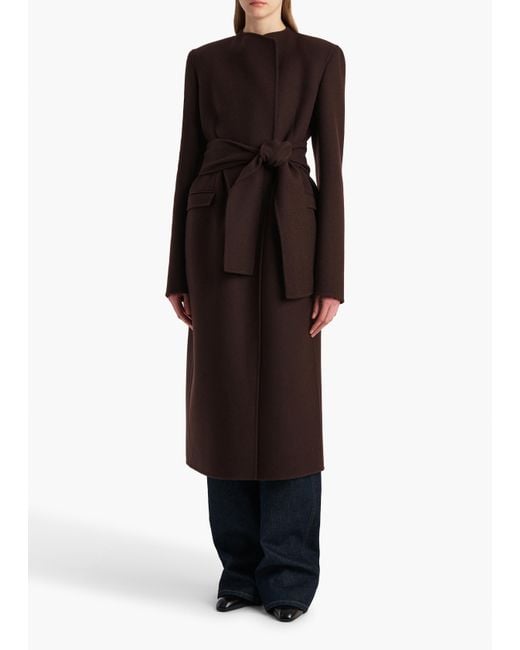 Khaite Black Jelson Coat