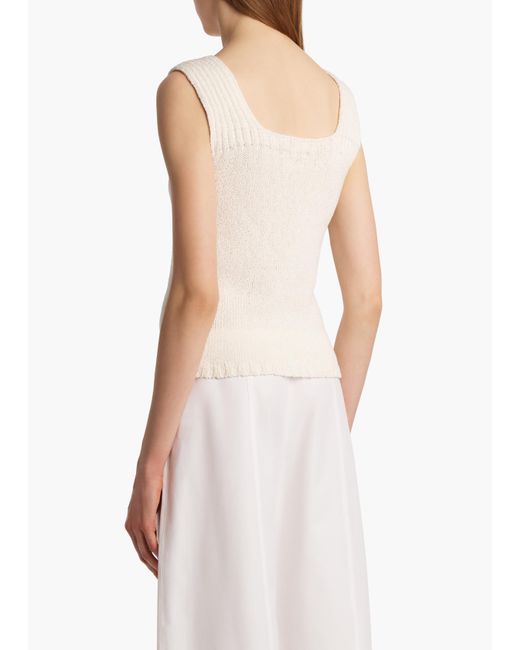 Khaite White Wil Tank