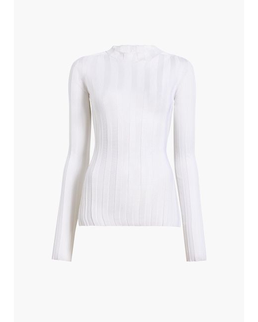 Khaite White Cosette Top