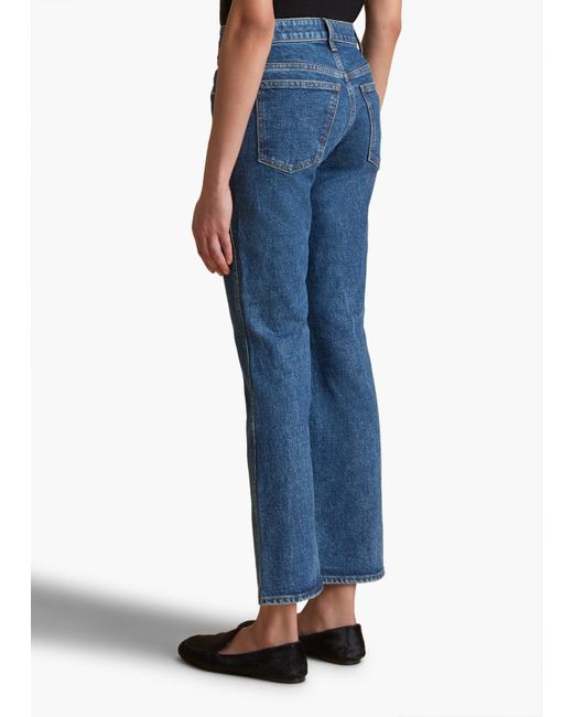 Khaite Blue Vivian Stretch Jean