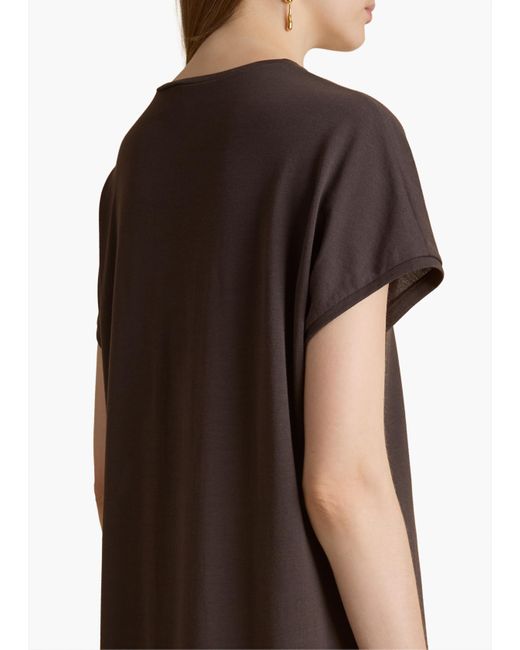 Khaite Brown Verda Dress