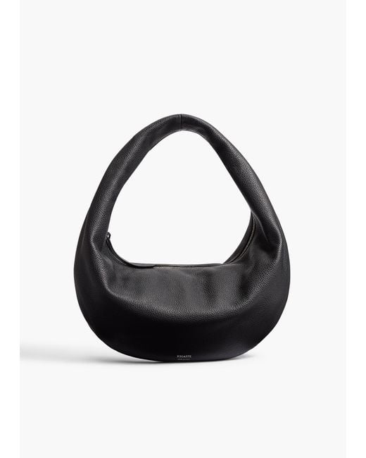 Khaite Black Medium Olivia Hobo Bag