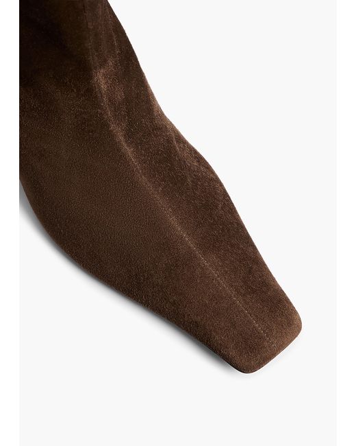 Khaite Brown Ona Ankle Boot