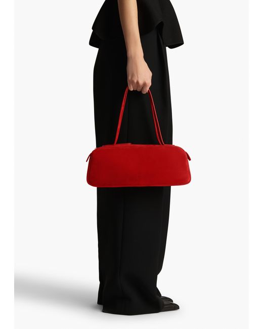 Khaite Red Exclusive Simona Shoulder Bag