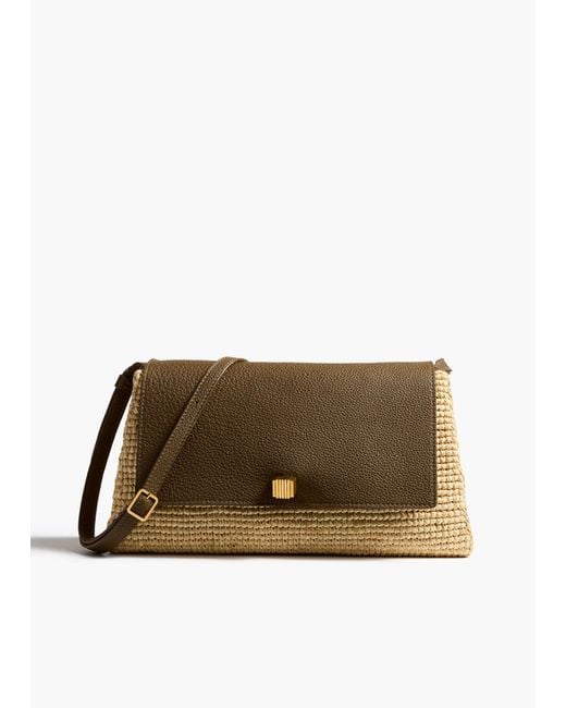 Khaite Brown Audrey Crossbody Bag