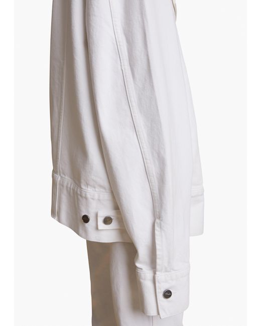 Khaite White Exclusive Grizzo Jacket