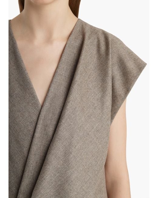 Khaite Gray Mer Top