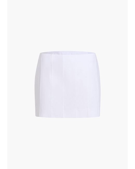 Khaite White Meelar Skirt