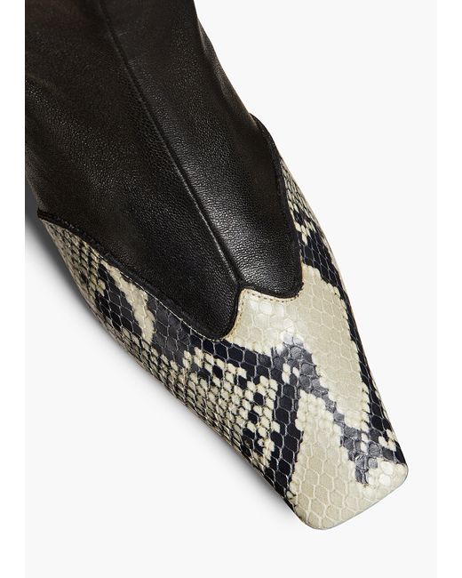 Khaite White Nevada Stretch Low Boot
