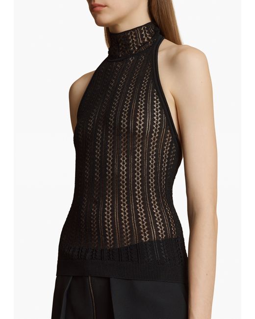Khaite Black Benedetta Top