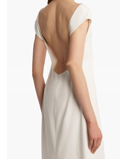 Khaite White Ayame Dress