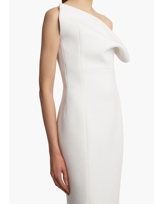 KHAITE Exclusive Cato Dress in White | Lyst UK