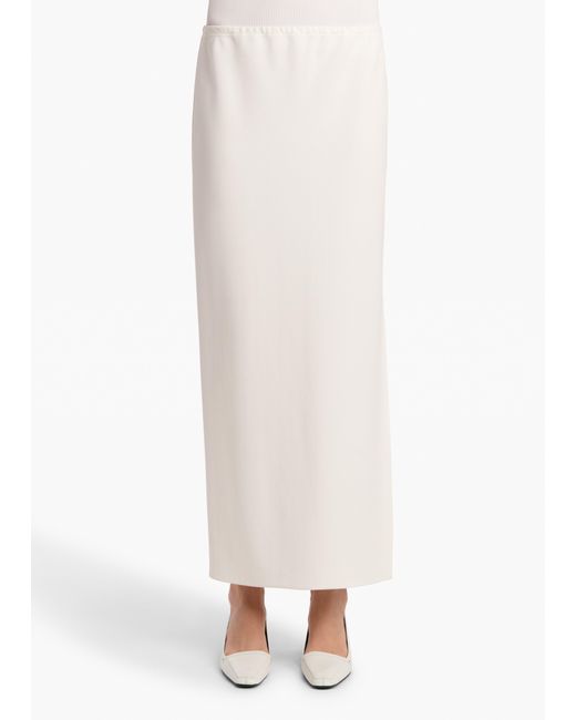 Khaite White Lilth Skirt