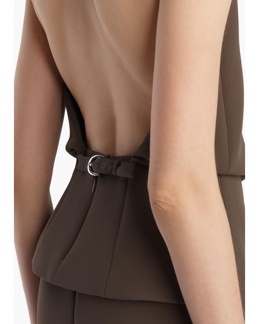 Khaite Brown Rone Top