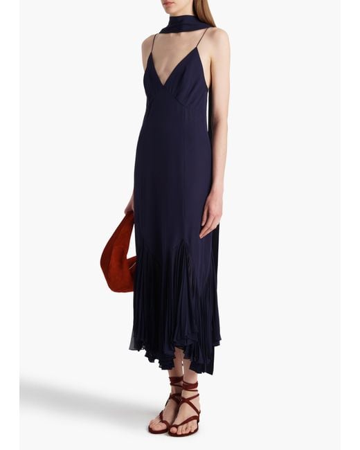 Khaite Blue Candita Dress