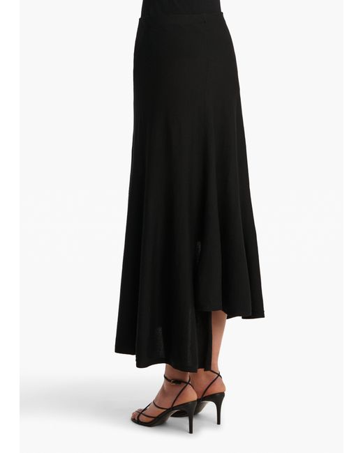 Khaite Black Miranda Skirt