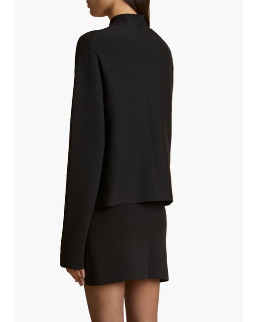 Khaite Black Calliope Top