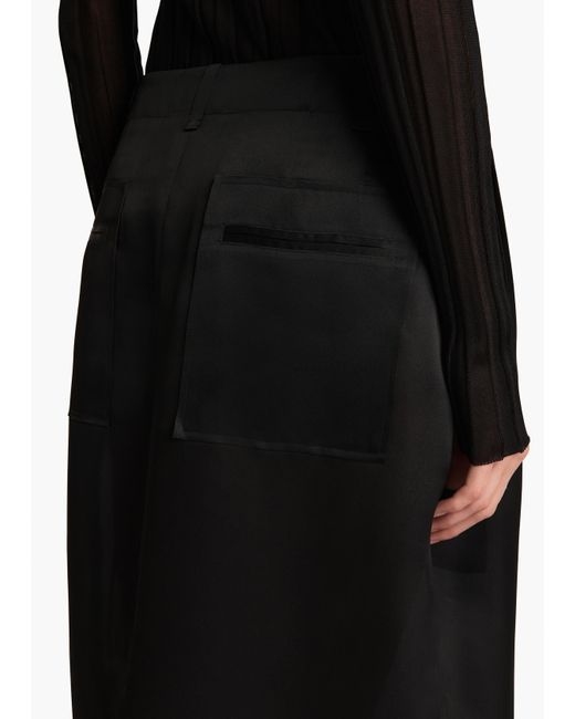Khaite Black Lucian Skirt