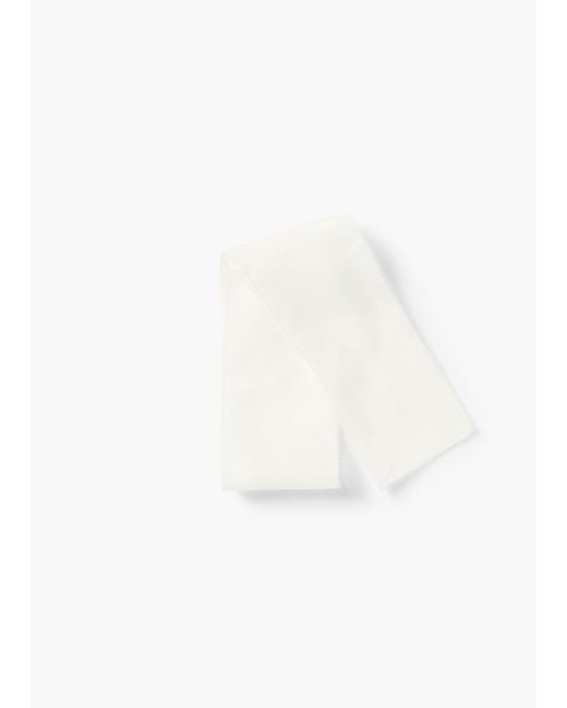 Khaite White Exclusive Allie Scarf