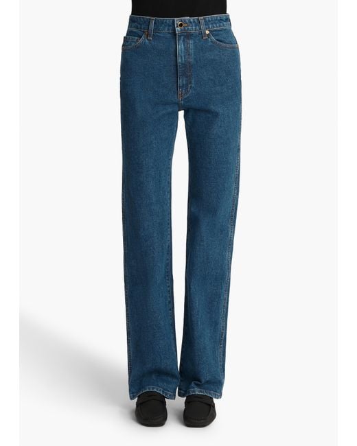 Khaite Blue Exclusive Danielle Stretch Jean