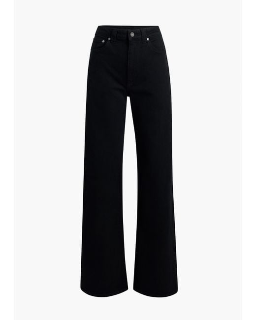 Khaite Black Dane Stretch Jean