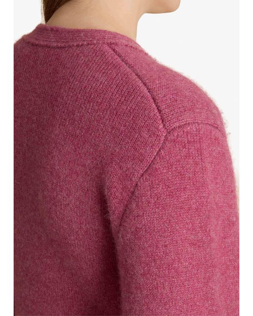 Khaite Pink Scarlet Cardigan