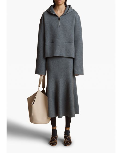 Khaite Gray Aman Sweater