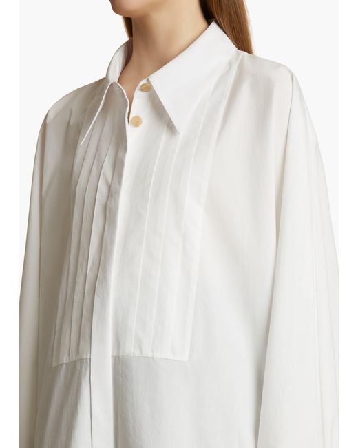Khaite White Dimitri Top