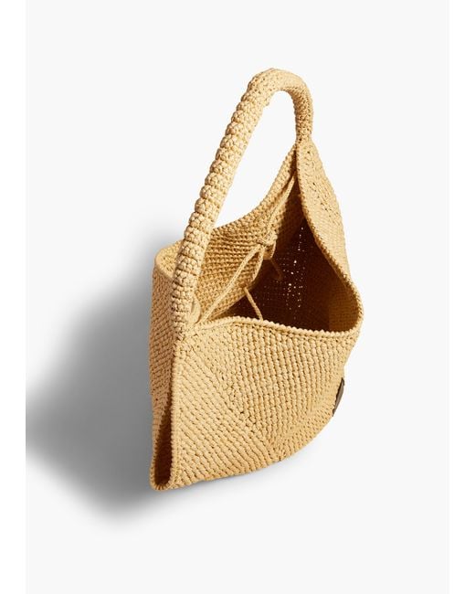 Khaite Metallic Medium Lotus Tote