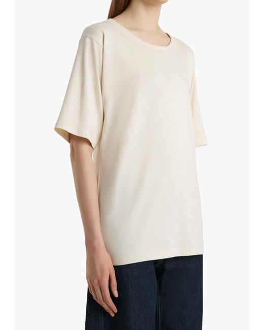 Khaite White Allen Top